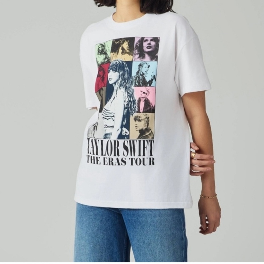 Taylor Swift The Eras Tour 2023 Tour T-Shirt Official Adult Size XS White